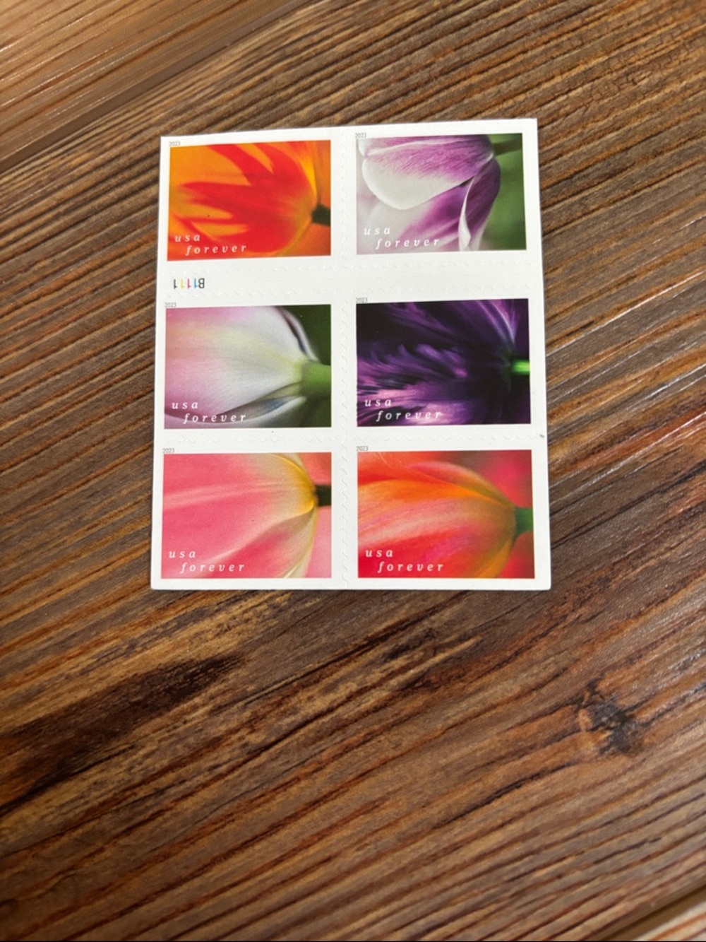 USPS Forever Tulip Stamps— 33 total stamps